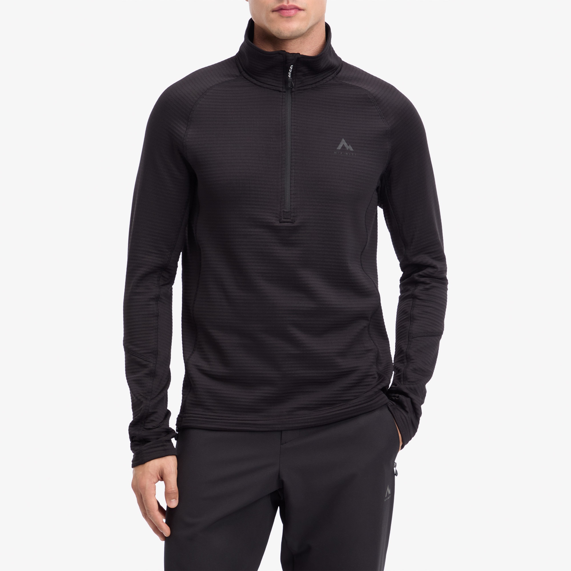 McKinley Sylvin M Erkek Siyah Outdoor Polar