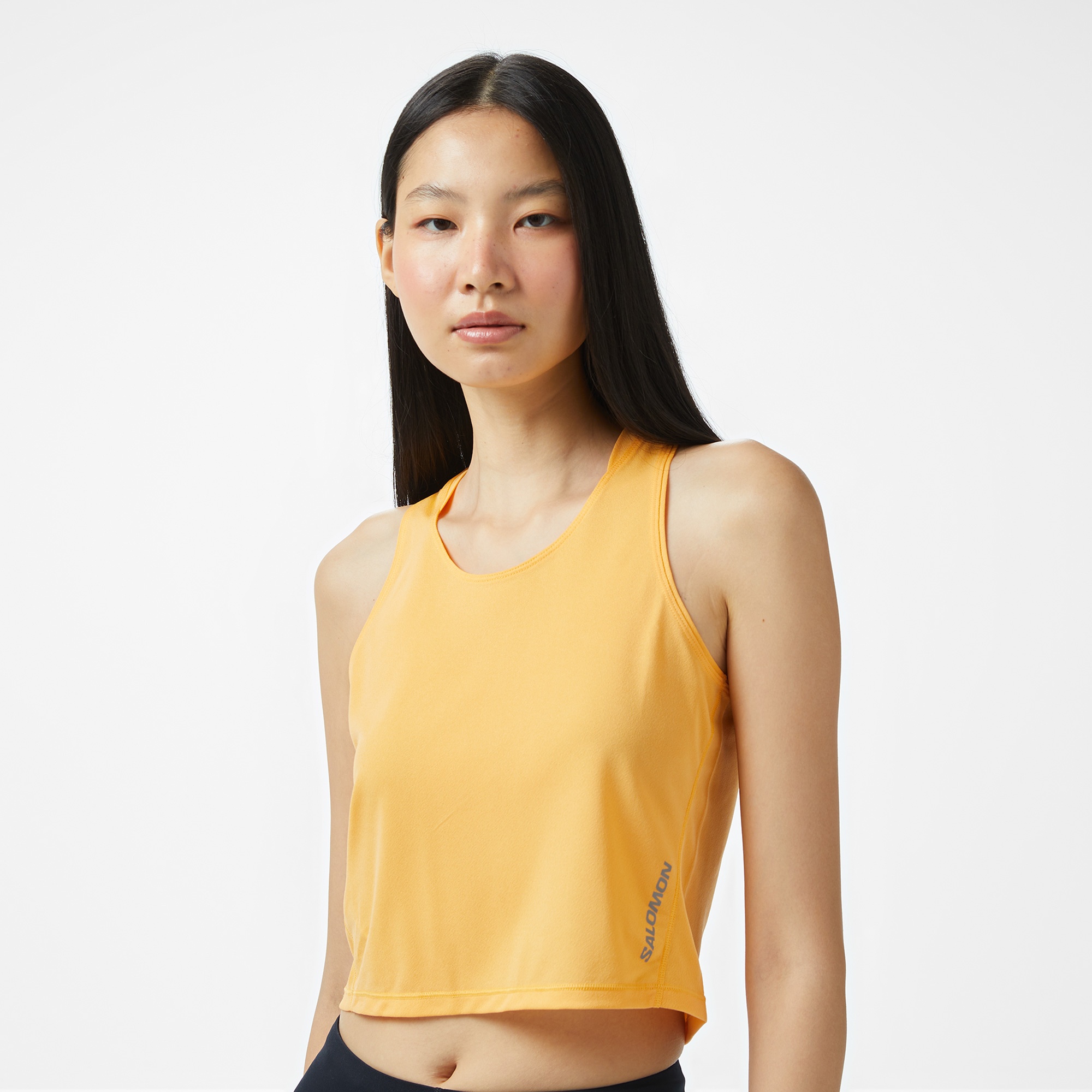 Salomon Sense Aero Tank Kadın Sarı Atlet