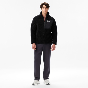  Everlast Winter Essentials Full Zip Sherpa Erkek Siyah Sweatshirt