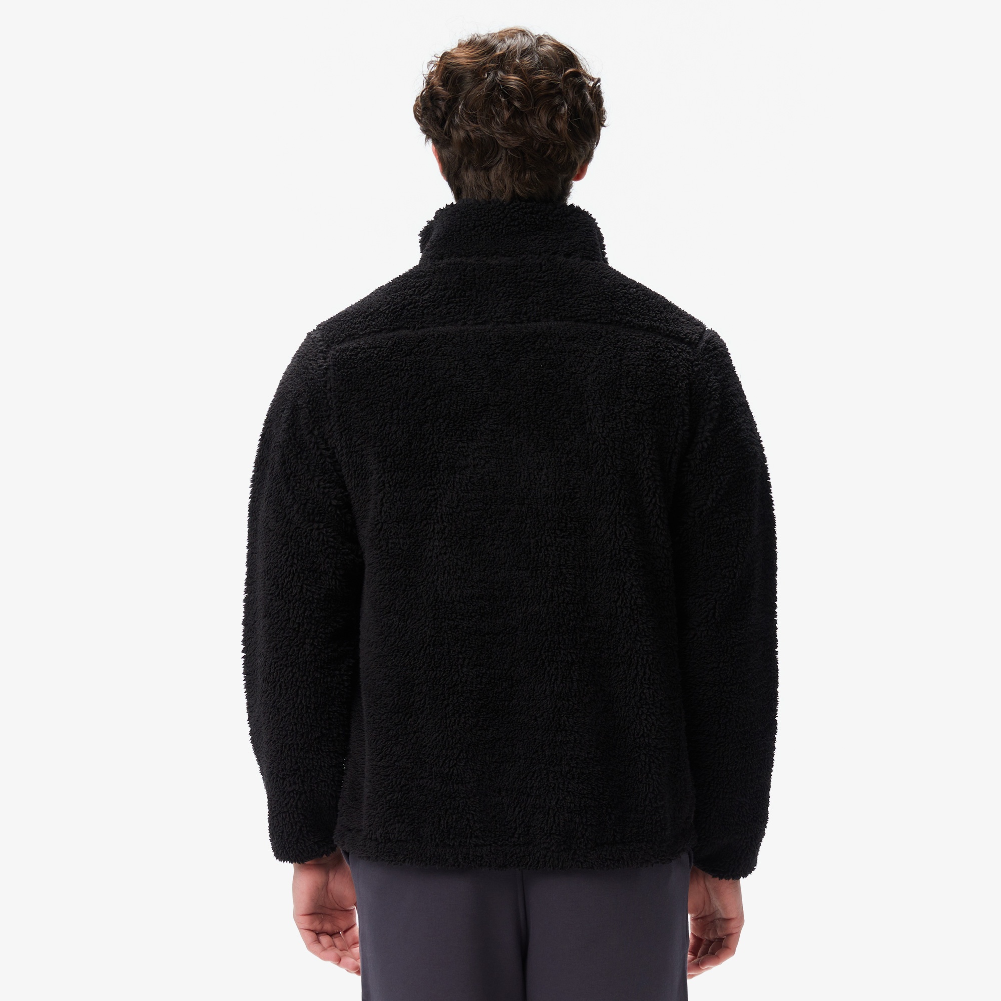 Everlast Winter Essentials Full Zip Sherpa Erkek Siyah Sweatshirt