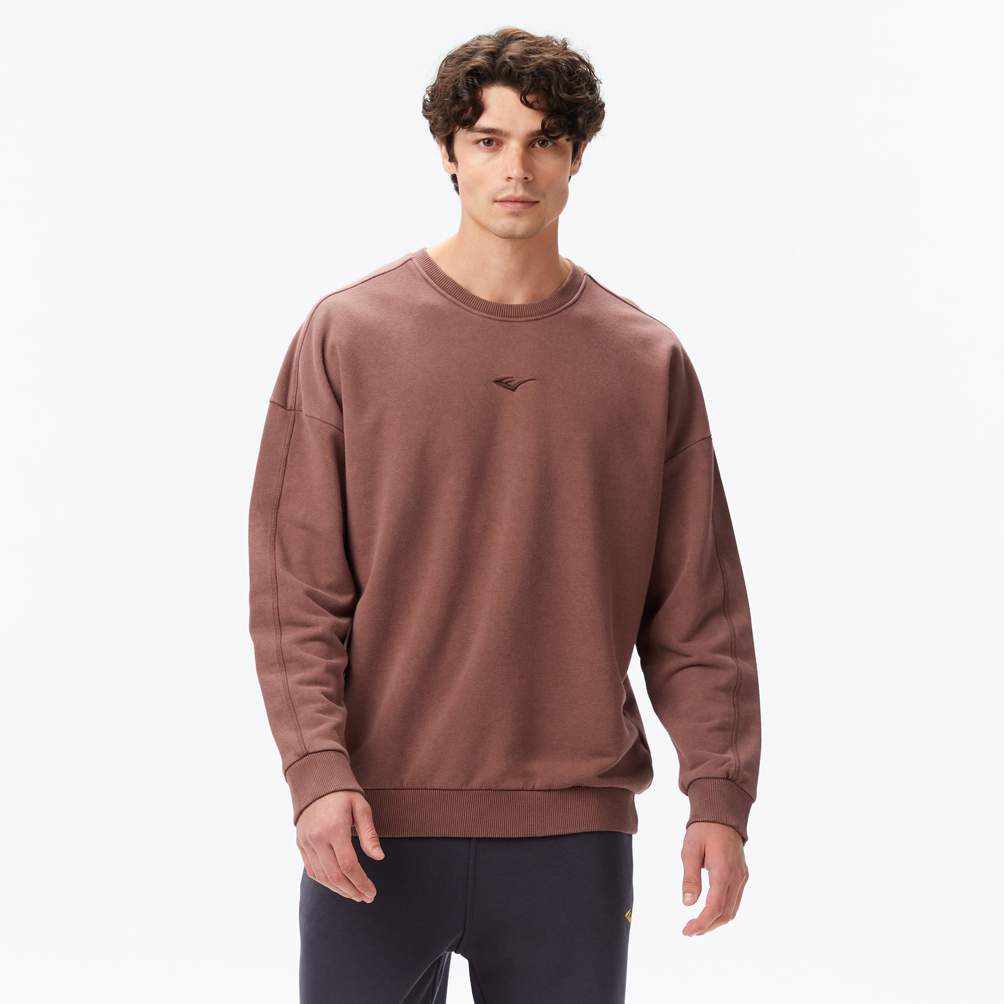  Everlast Bronx 1910 Erkek Kahverengi Sweatshirt