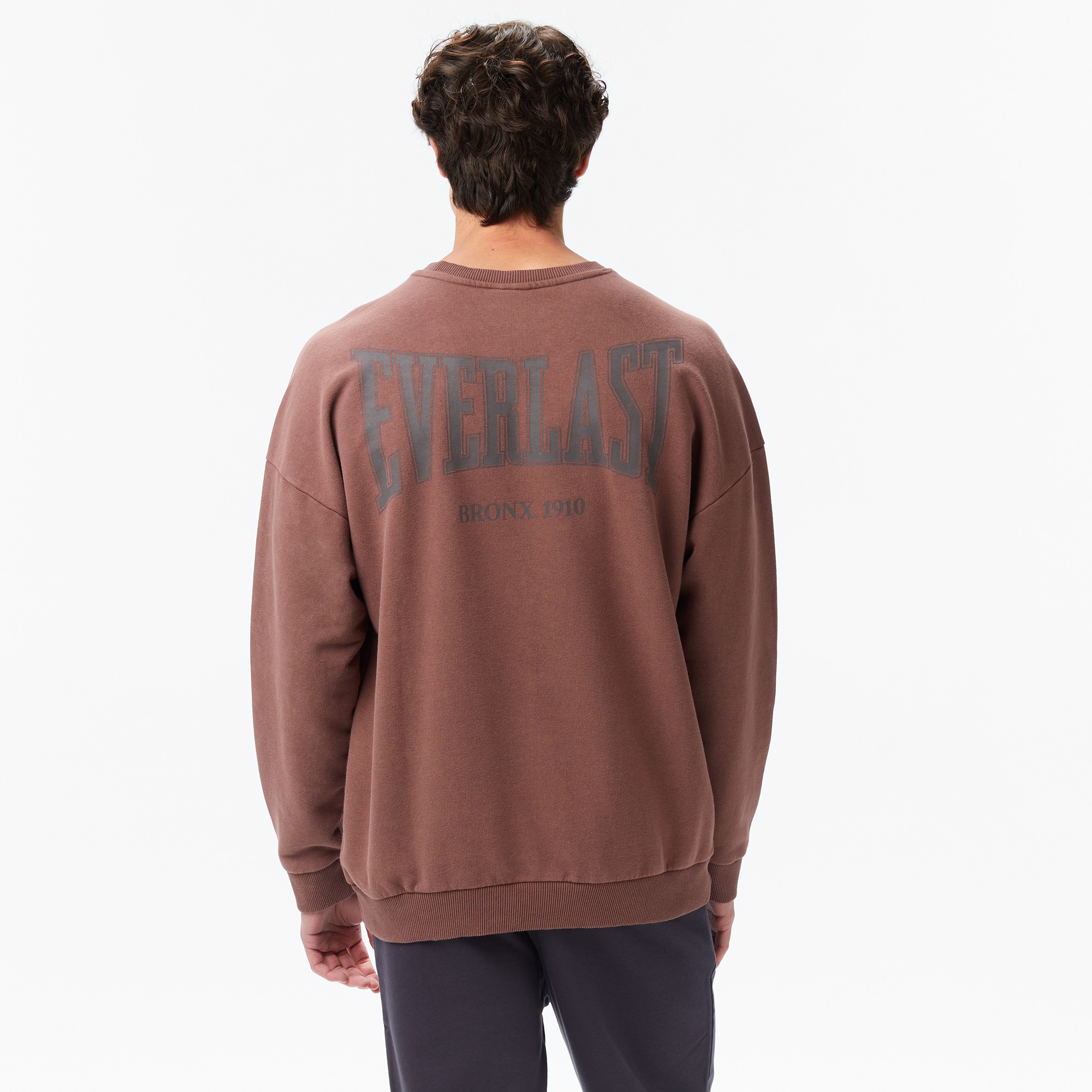 Everlast Bronx 1910 Erkek Kahverengi Sweatshirt