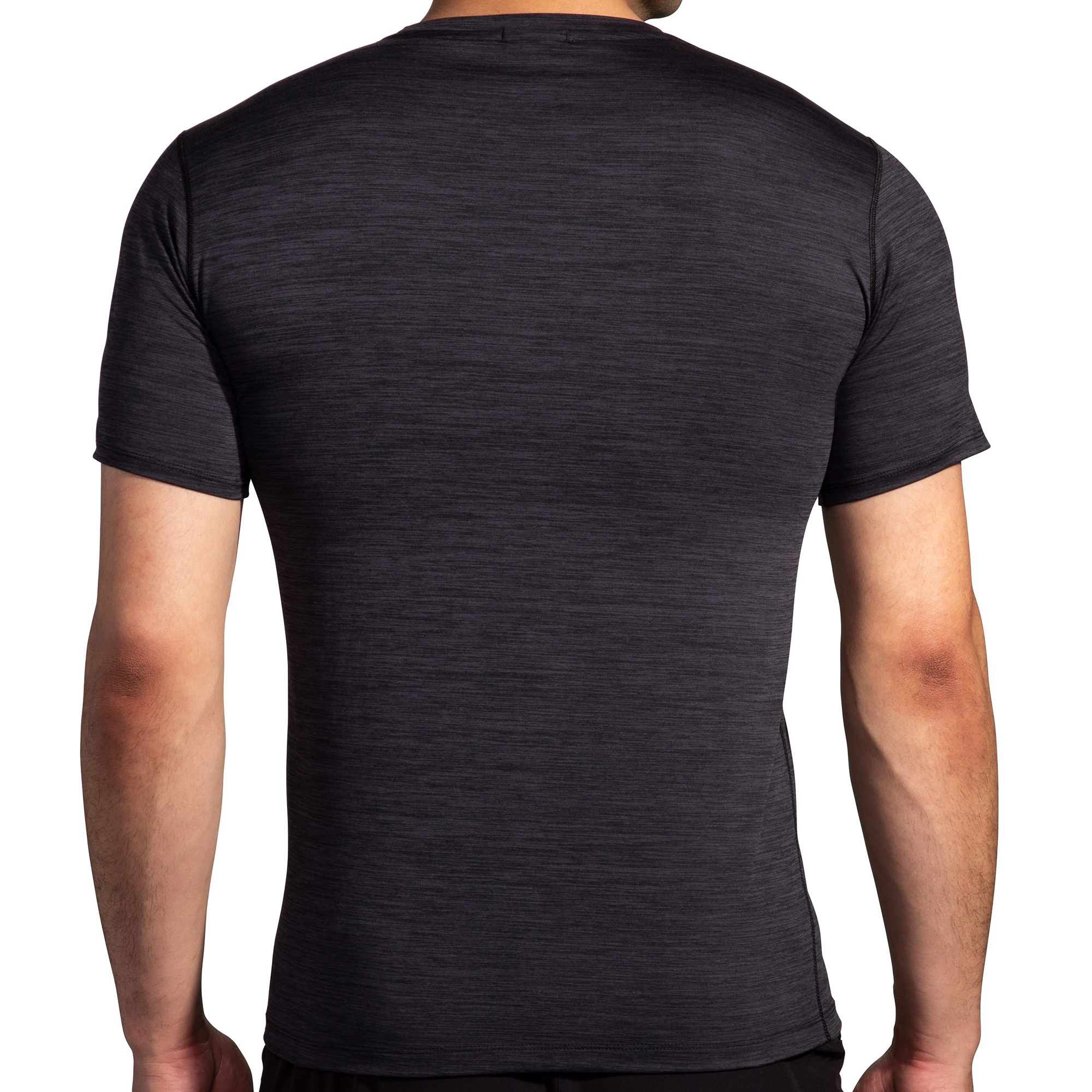 Brooks Luxe Sleeve Erkek Siyah Koşu T-Shirt
