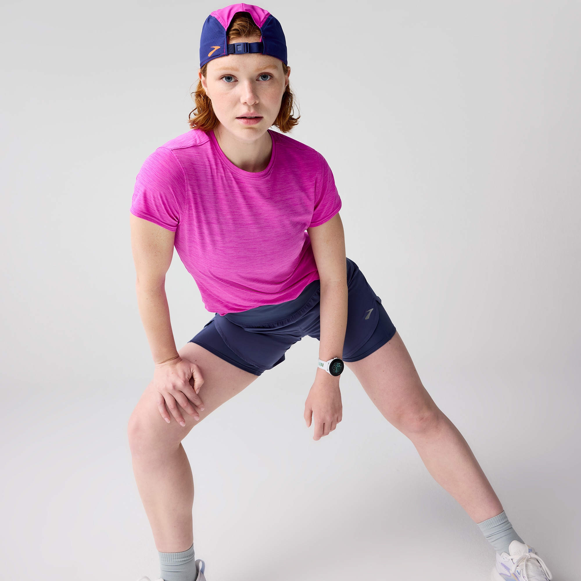 Brooks Chaser 5 2in1 2.0 Kadın Mavi Koşu Şortu