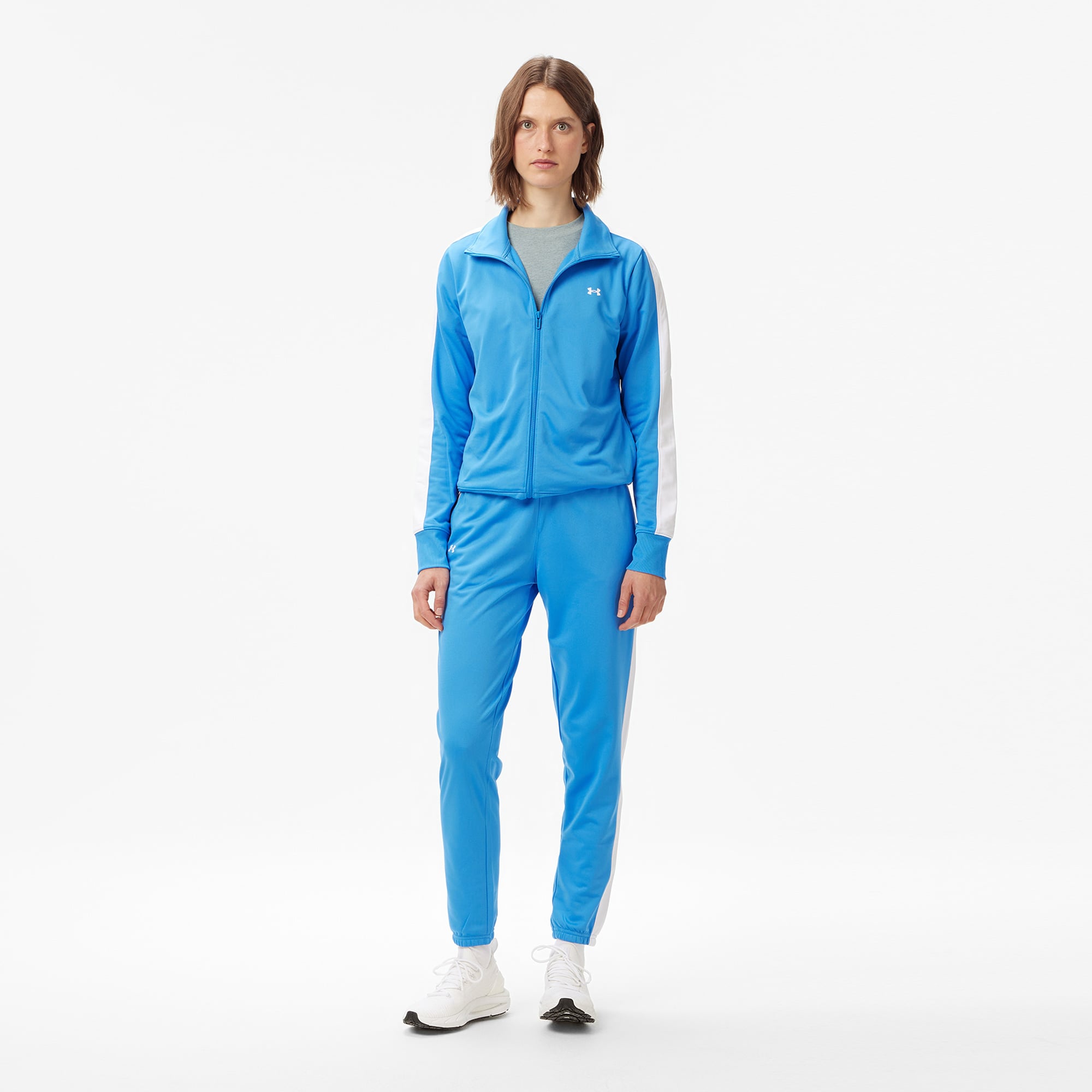  Under Armour Tricot Tracksuit Kadın Mavi Eşofman Takımı