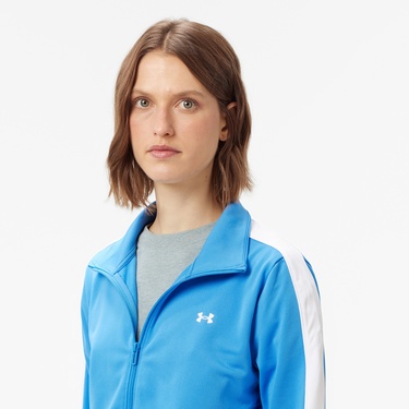  Under Armour Tricot Tracksuit Kadın Mavi Eşofman Takımı