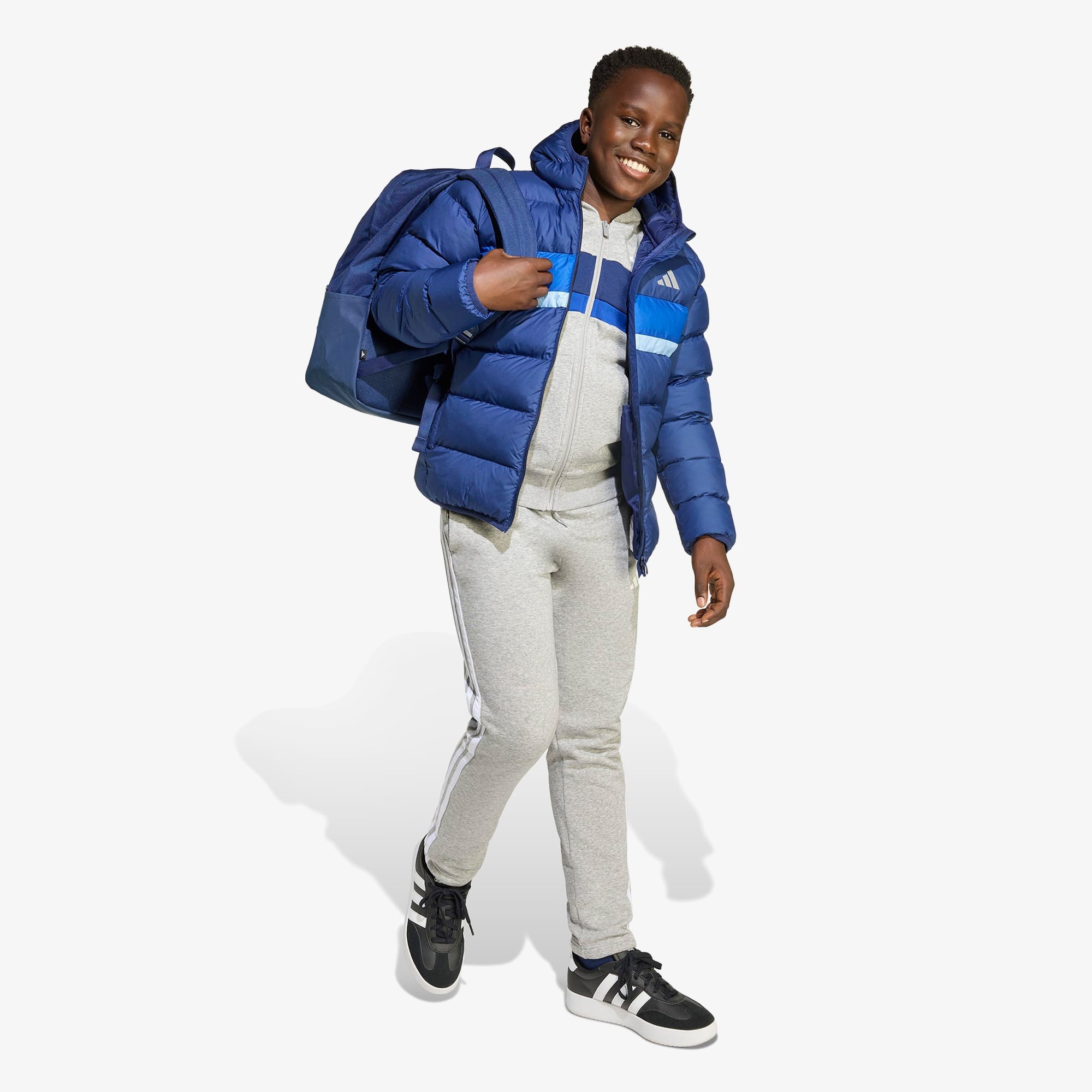 adidas Sentetik Dolgulu Çocuk Lacivert Mont