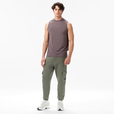  Everlast Ever Essentials Regular Erkek Haki  Kargo Cepli Günlük Eşofman Altı