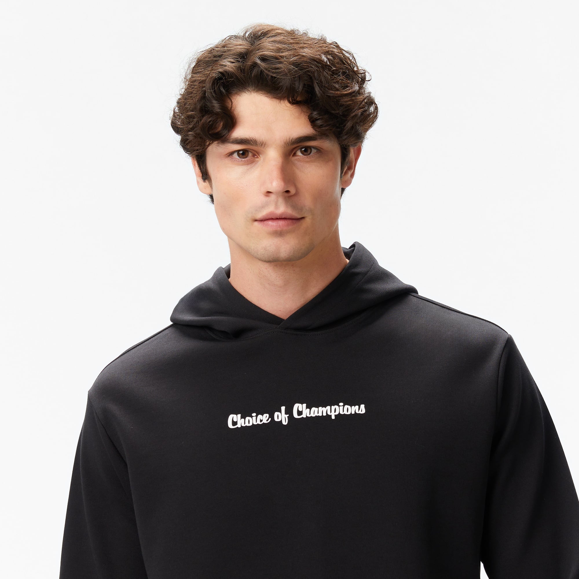 Everlast Champions Collection Erkek Siyah Kapüşonlu Sweatshirt