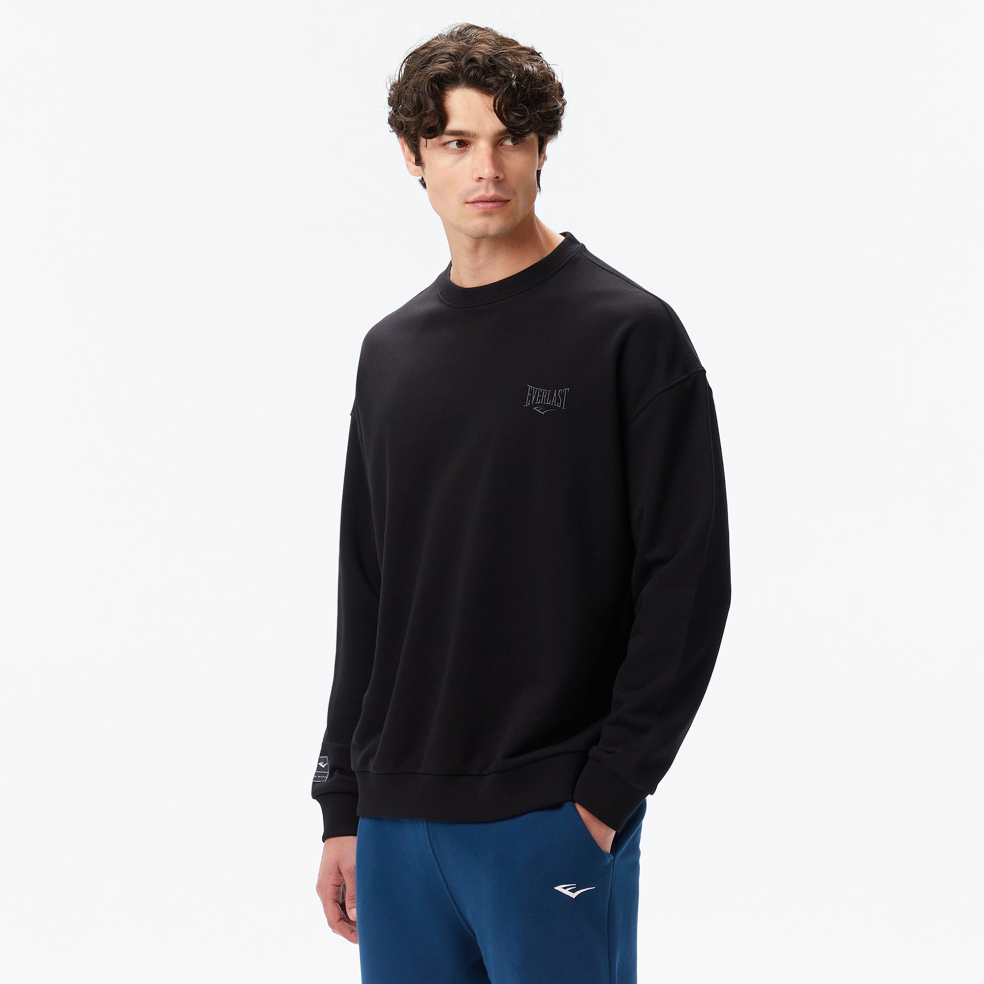 Everlast Ever Essentials Comfort Erkek Siyah Sweatshirt