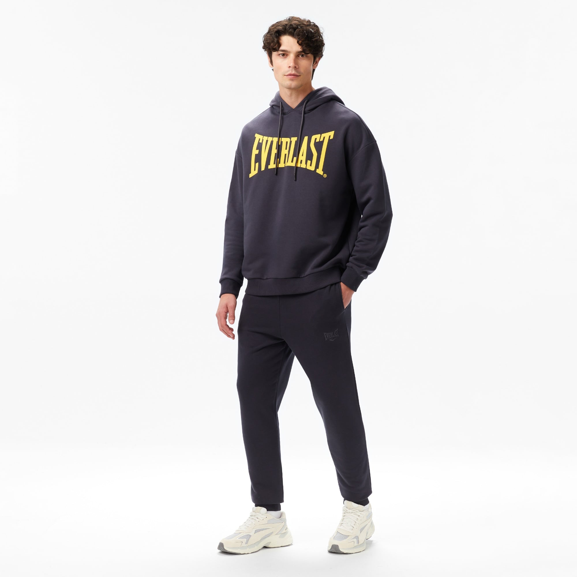 Everlast Ever Classics Comfort Erkek Gri Kapüşonlu Sweatshirt