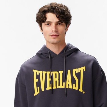  Everlast Ever Classics Comfort Erkek Gri Kapüşonlu Sweatshirt