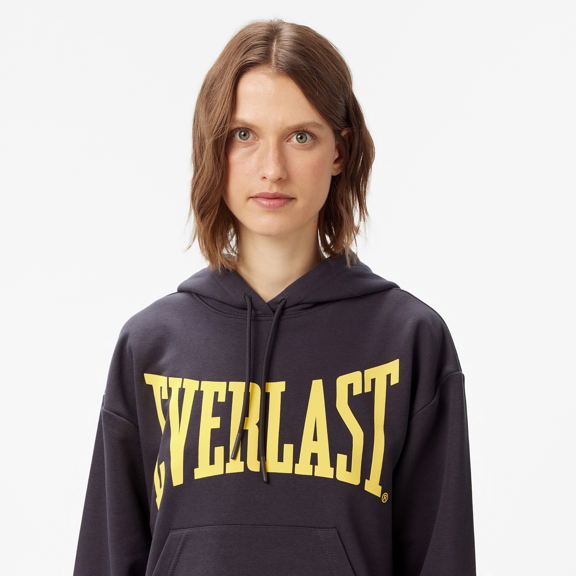 Everlast Ever Classics Wmn Kadın Gri Kapüşonlu Sweatshirt