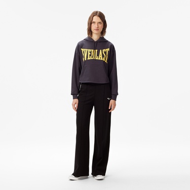  Everlast Ever Classics Wmn Kadın Gri Kapüşonlu Sweatshirt