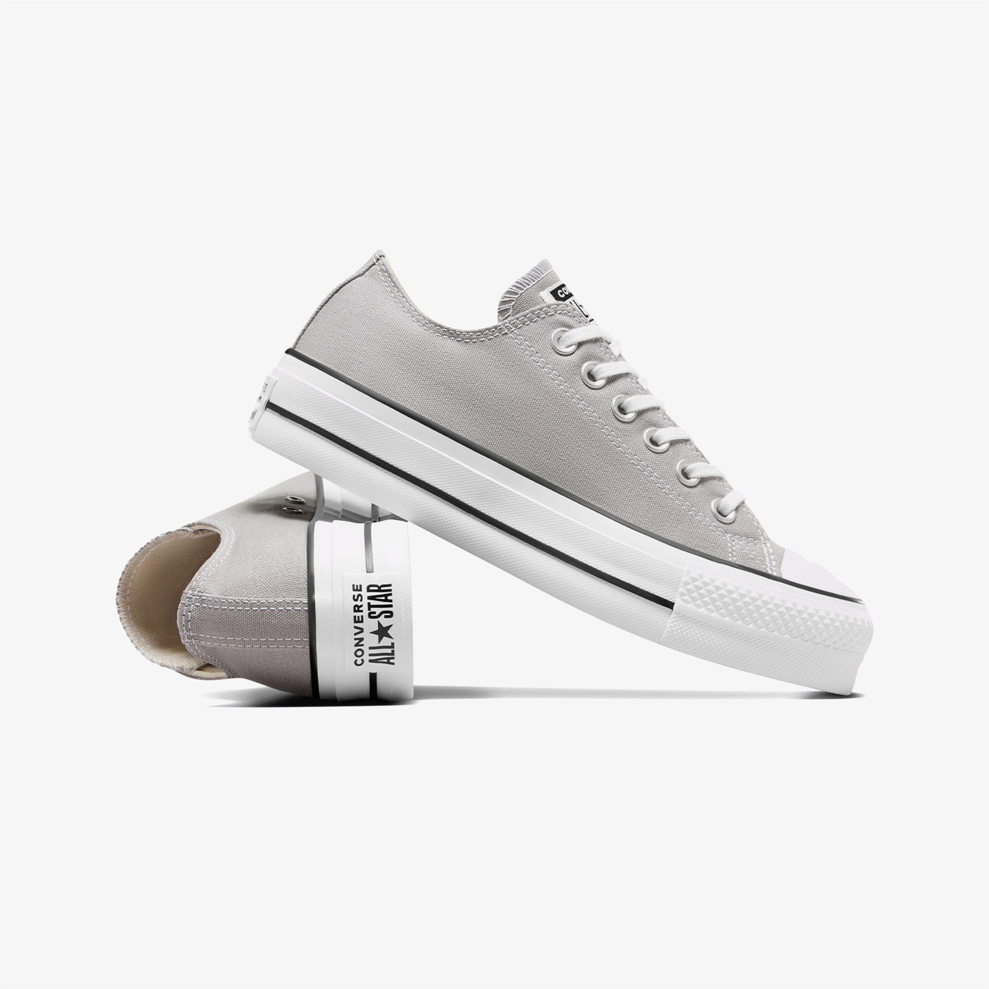  Converse Chuck Taylor All Star Lift Unisex Gri Platform Sneaker