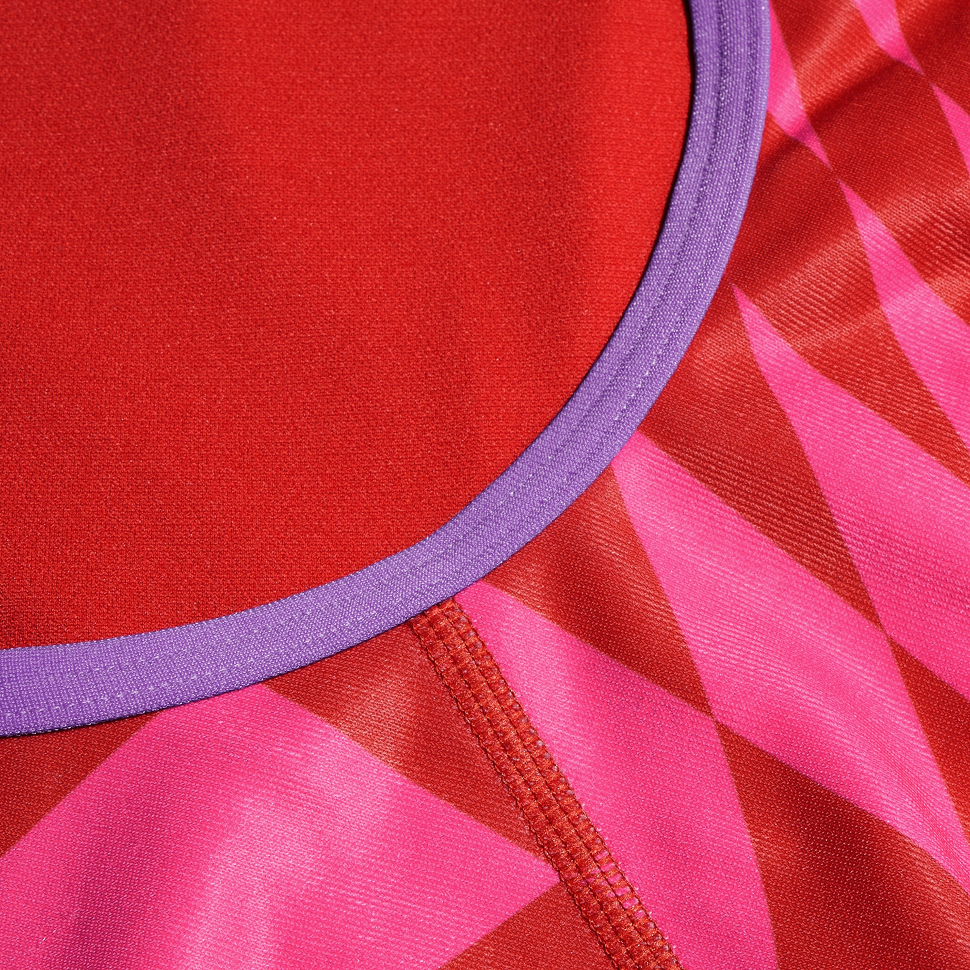 Speedo Allover Digital V-Back Çocuk Kırmızı Mayo