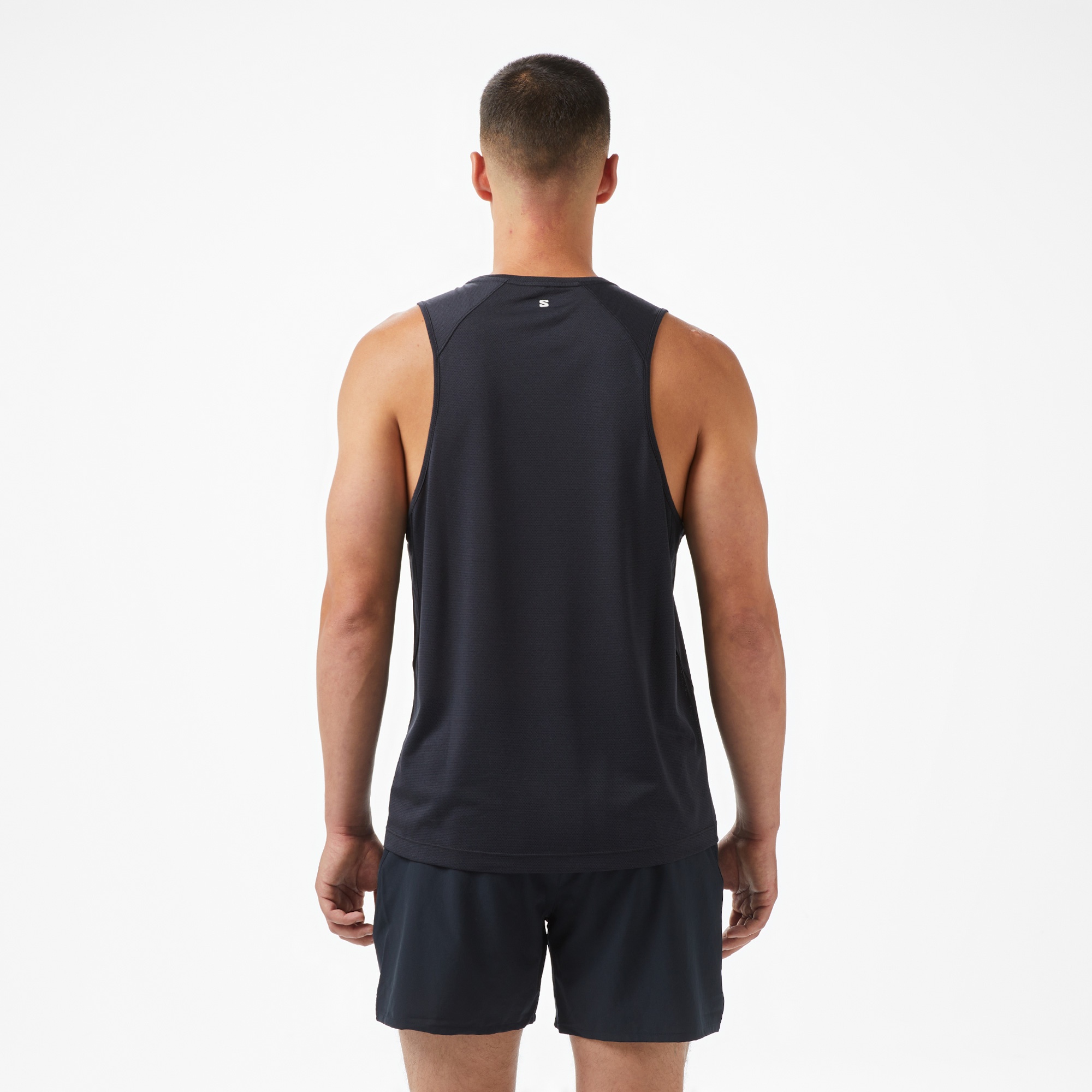 Salomon Shkout Core Tank Erkek Siyah Koşu Atleti