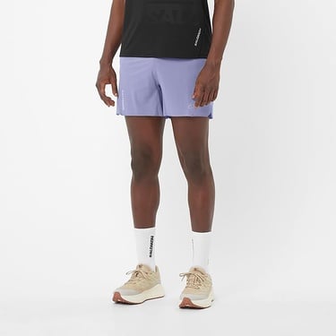  Salomon Sense Aero 5 Erkek Mavi Koşu Şortu