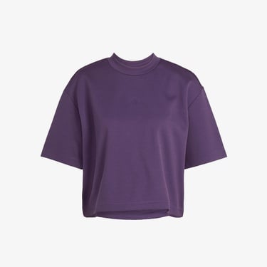  adidas Yoga Motion Petek Örgü Kadın Mor Antrenman T-Shirt