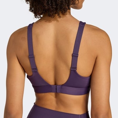  adidas Tlrdreact Training High Support Kadın Mor Antrenman Bra