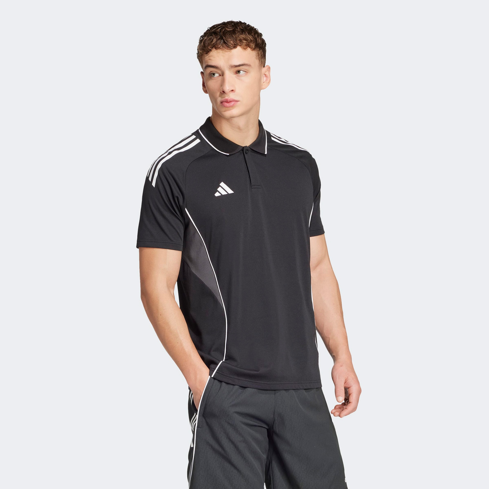 adidas Tiro 25 Competition Erkek Siyah Futbol Polo