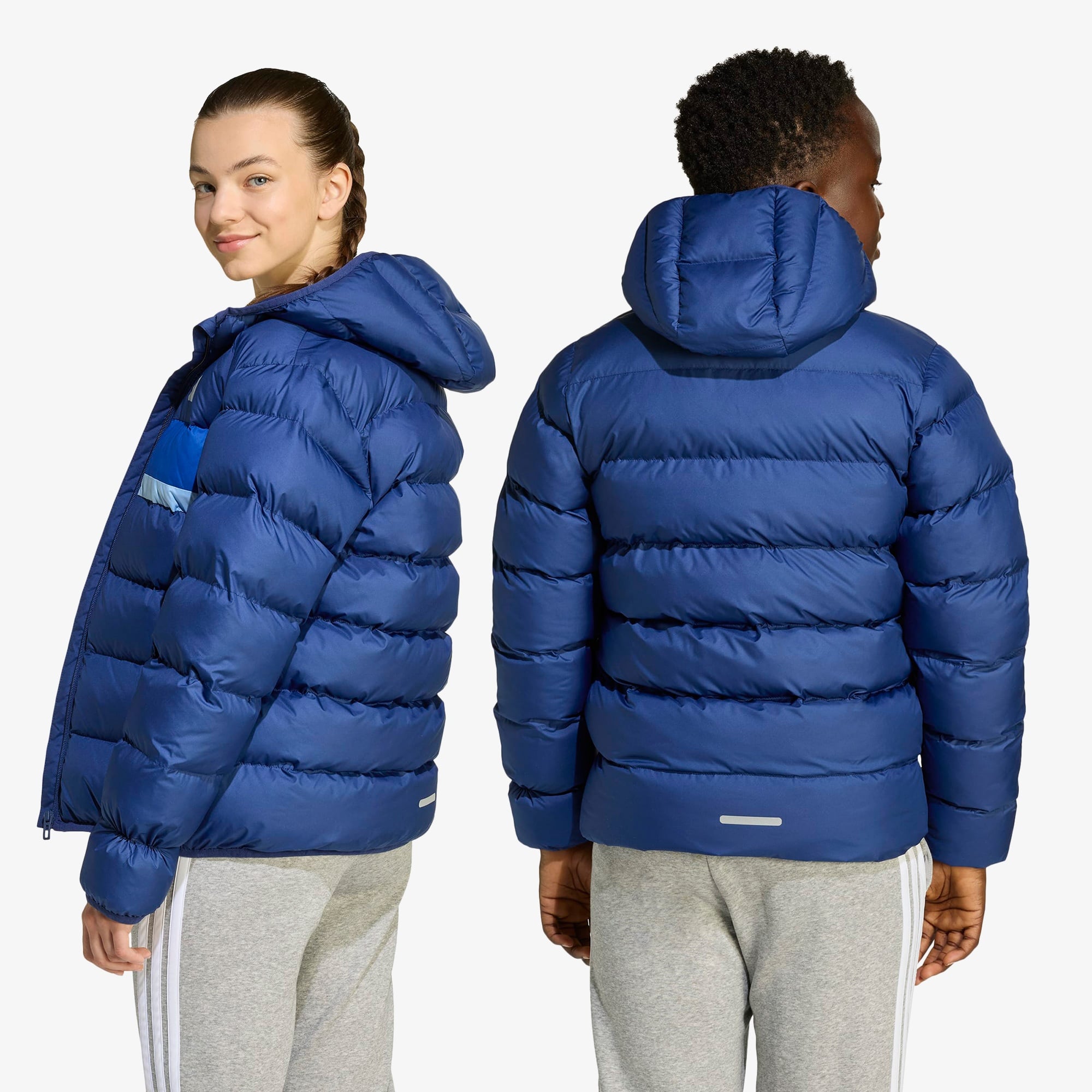 adidas Sentetik Dolgulu Çocuk Lacivert Mont