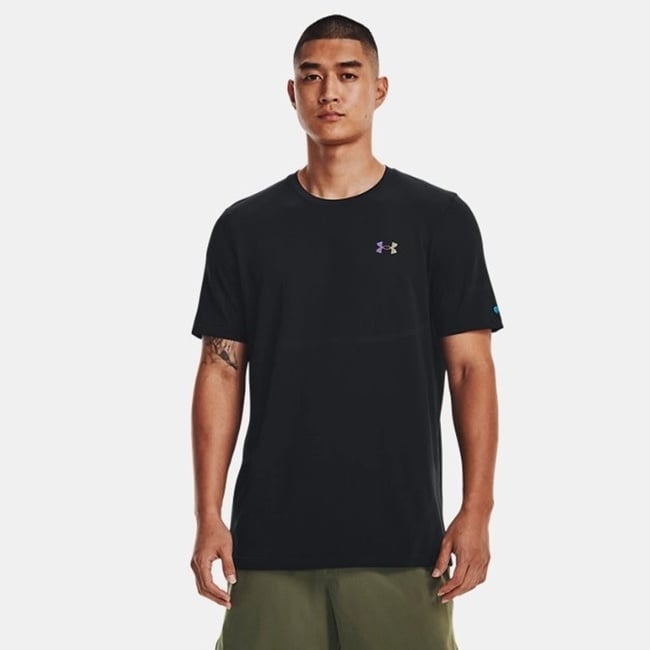  Under Armour Vanish Elite Dikişsiz Erkek Siyah T-Shirt