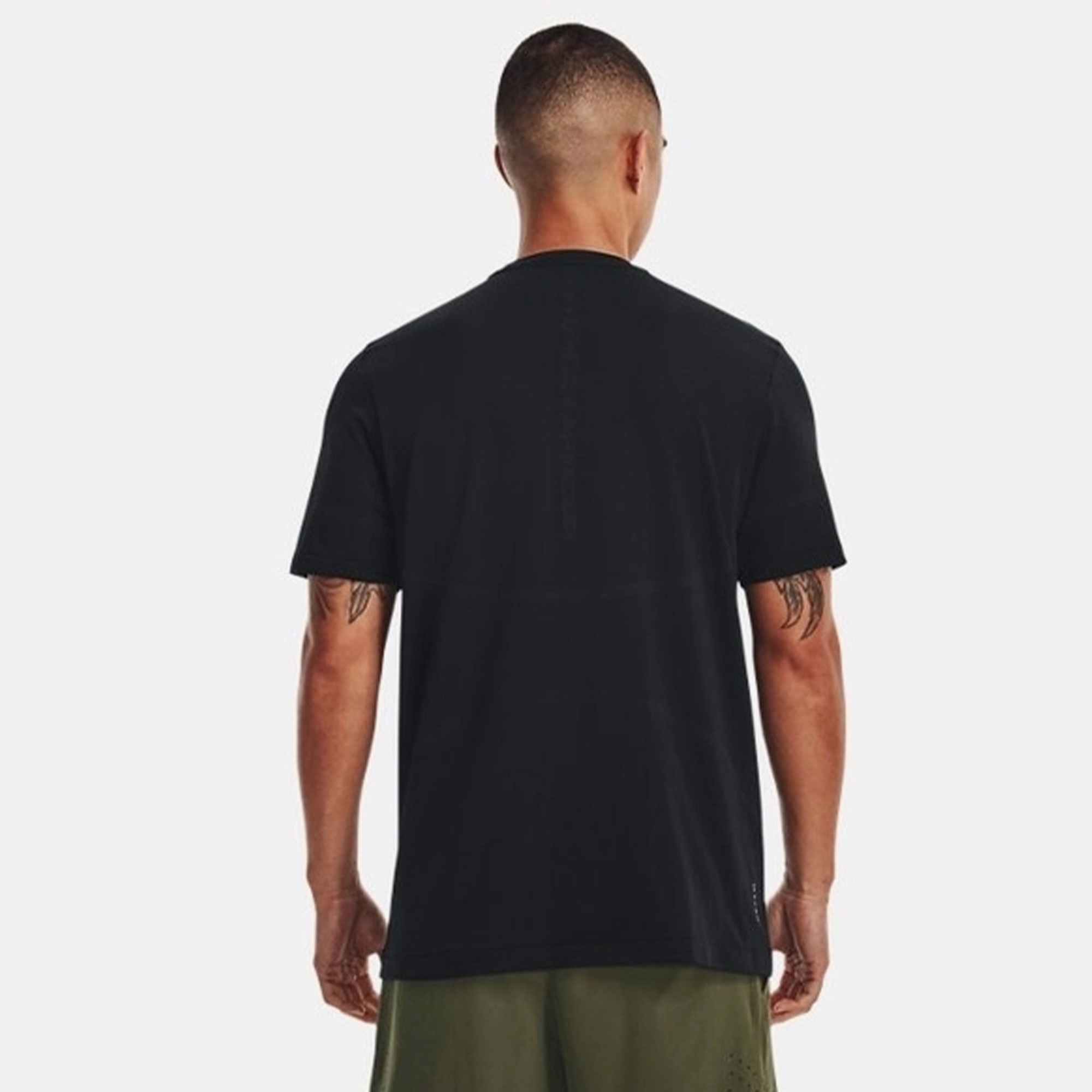 Under Armour Vanish Elite Dikişsiz Erkek Siyah T-Shirt