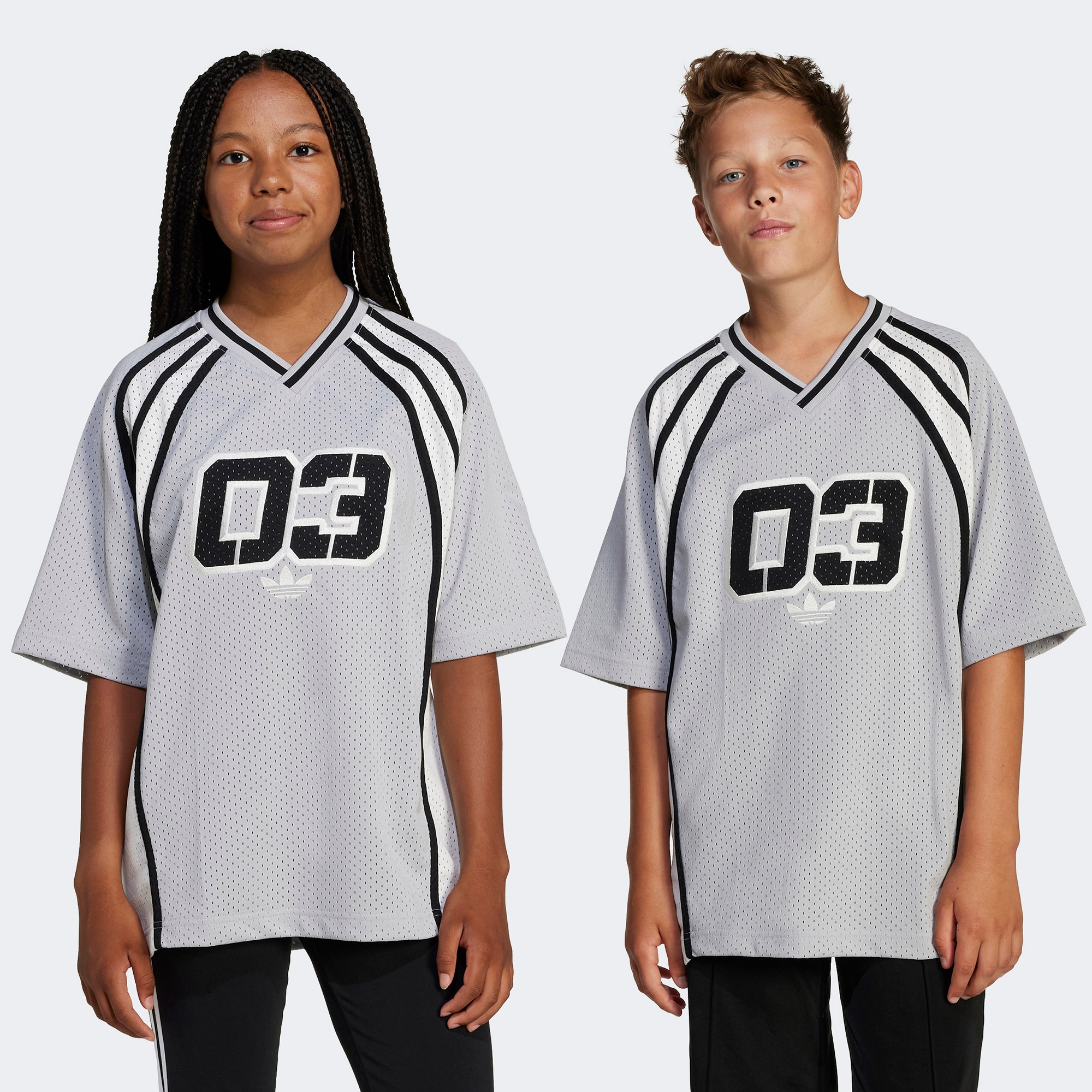 adidas Retro 03 Çocuk Gri T-Shirt