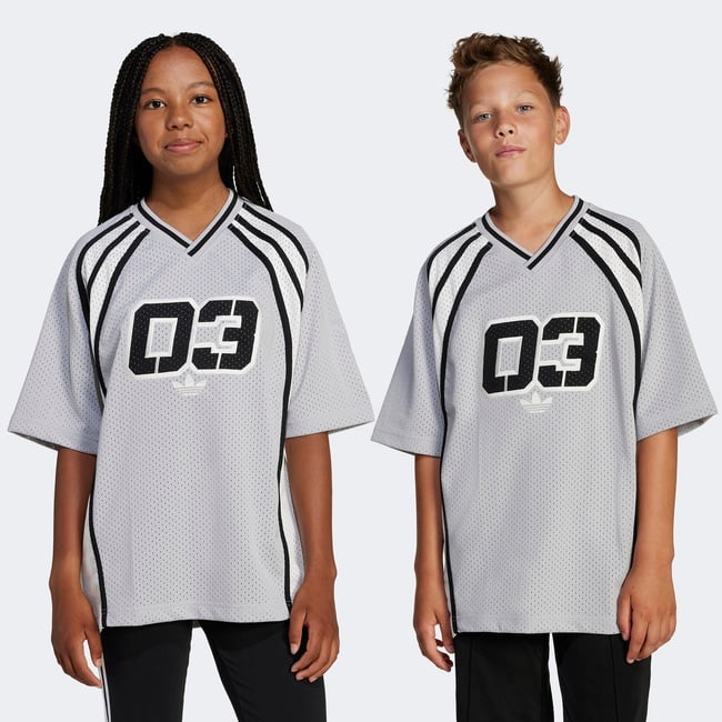  adidas Retro 03 Çocuk Gri T-Shirt