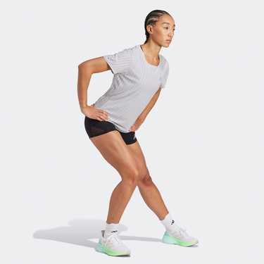  adidas Adi365 Running Climacool+ Kadın Gri Koşu T-Shirt