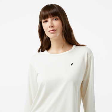  Peak Performance Long Trail Kadın Beyaz Uzun Kollu T-Shirt