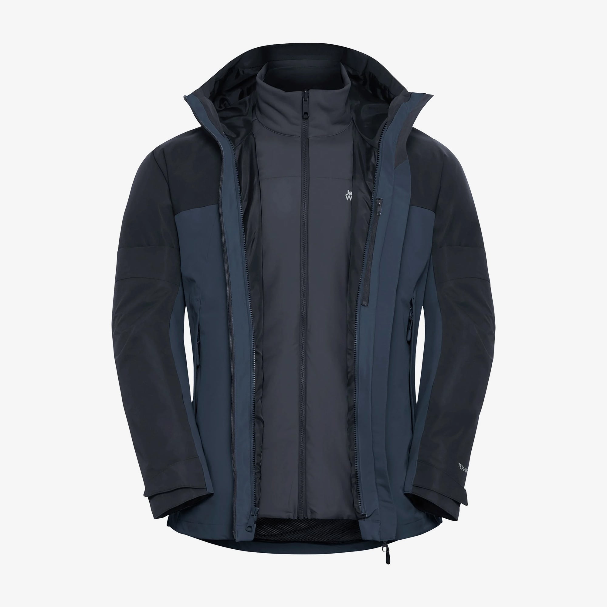 Jack Wolfskin Wild Places 3in1 Erkek Lacivert Outdoor Ceket