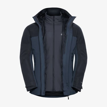  Jack Wolfskin Wild Places 3in1 Erkek Lacivert Outdoor Ceket