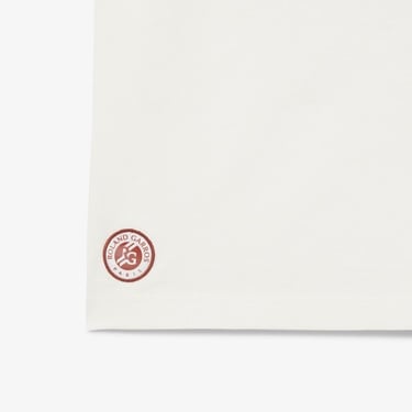  Lacoste Roland-Garros Edition Erkek Beyaz T-Shirt