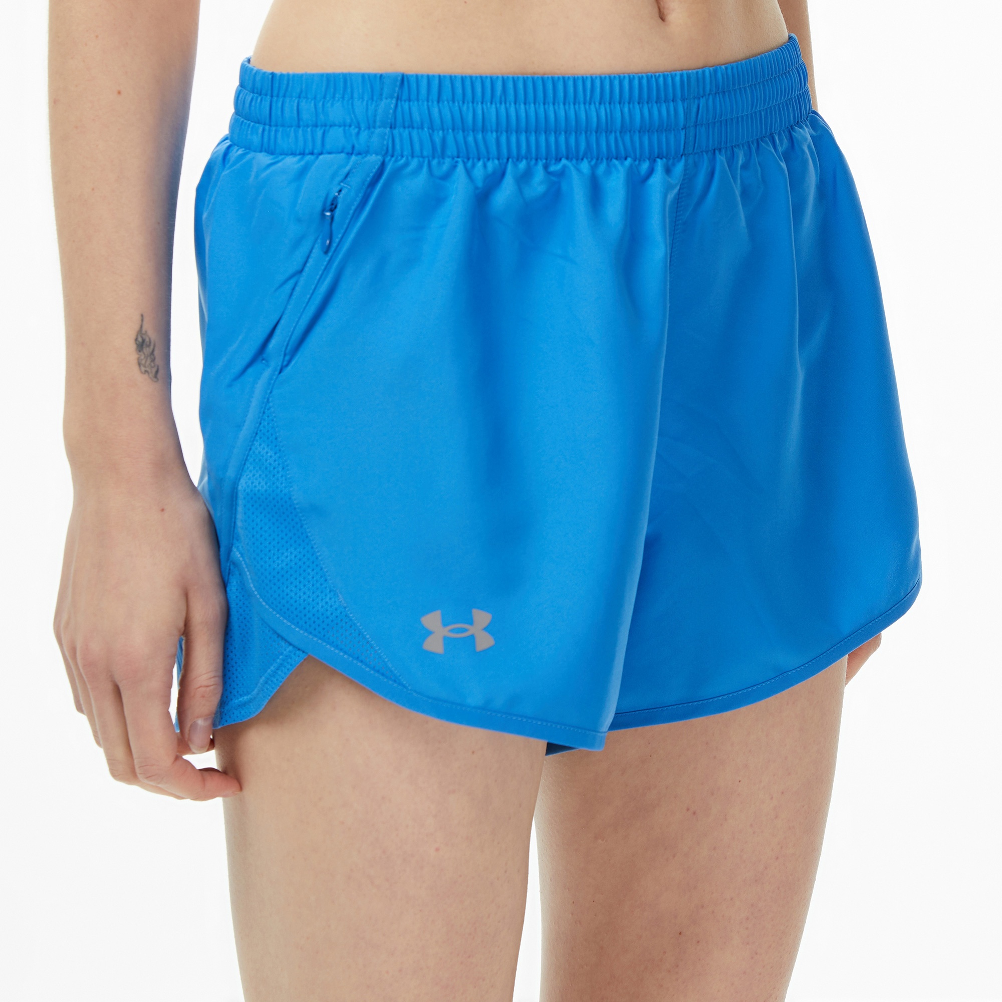 Under Armour Fly By 3 Kadın Mavi Koşu Şortu