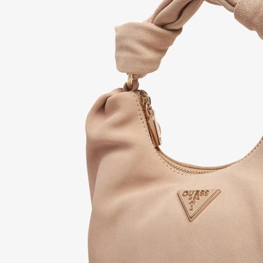  Guess Zamira Deri Kadın Krem Omuz Çantası