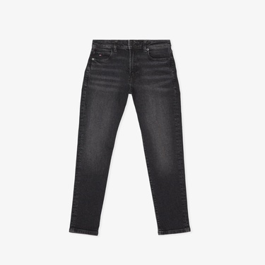  Tommy Hilfiger Modern Washed Denim Çocuk Straight Gri Jean Pantolon