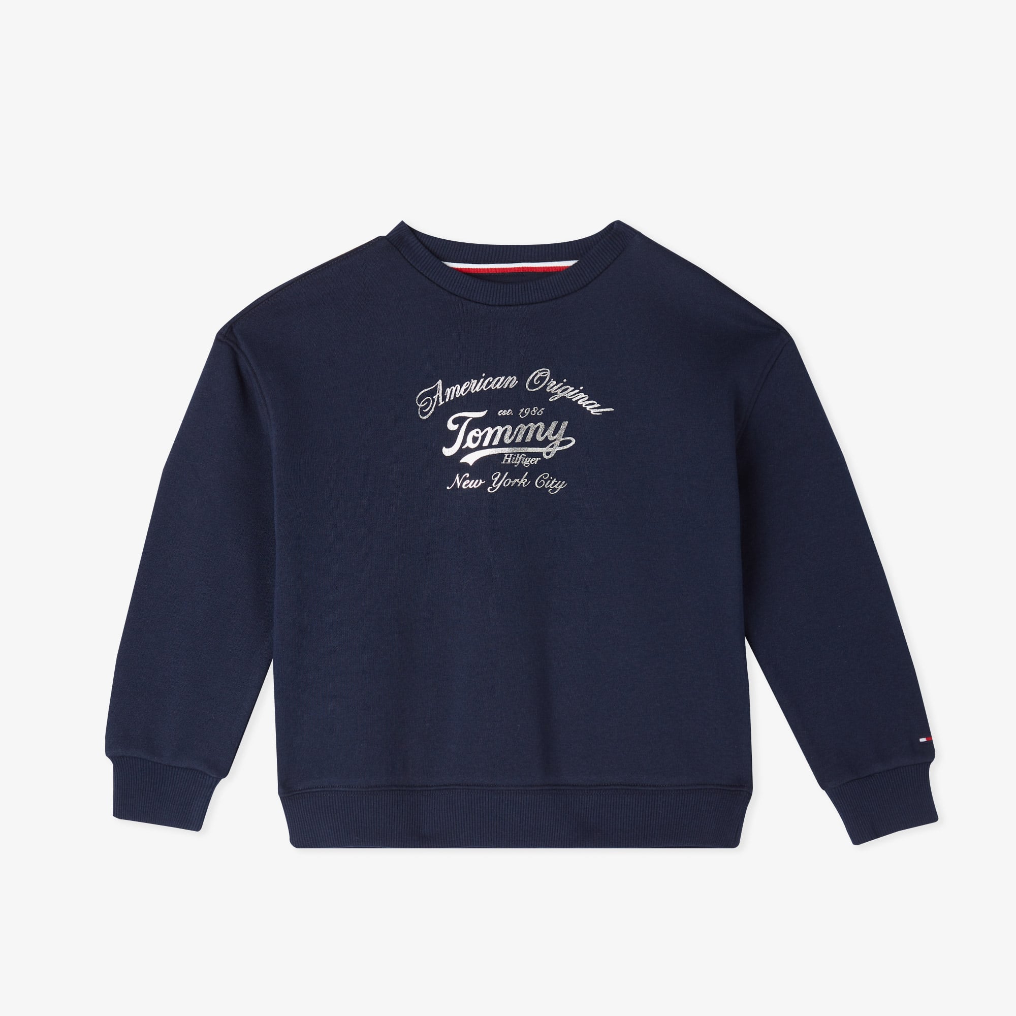  Tommy Hilfiger Script Çocuk Lacivert Sweatshirt
