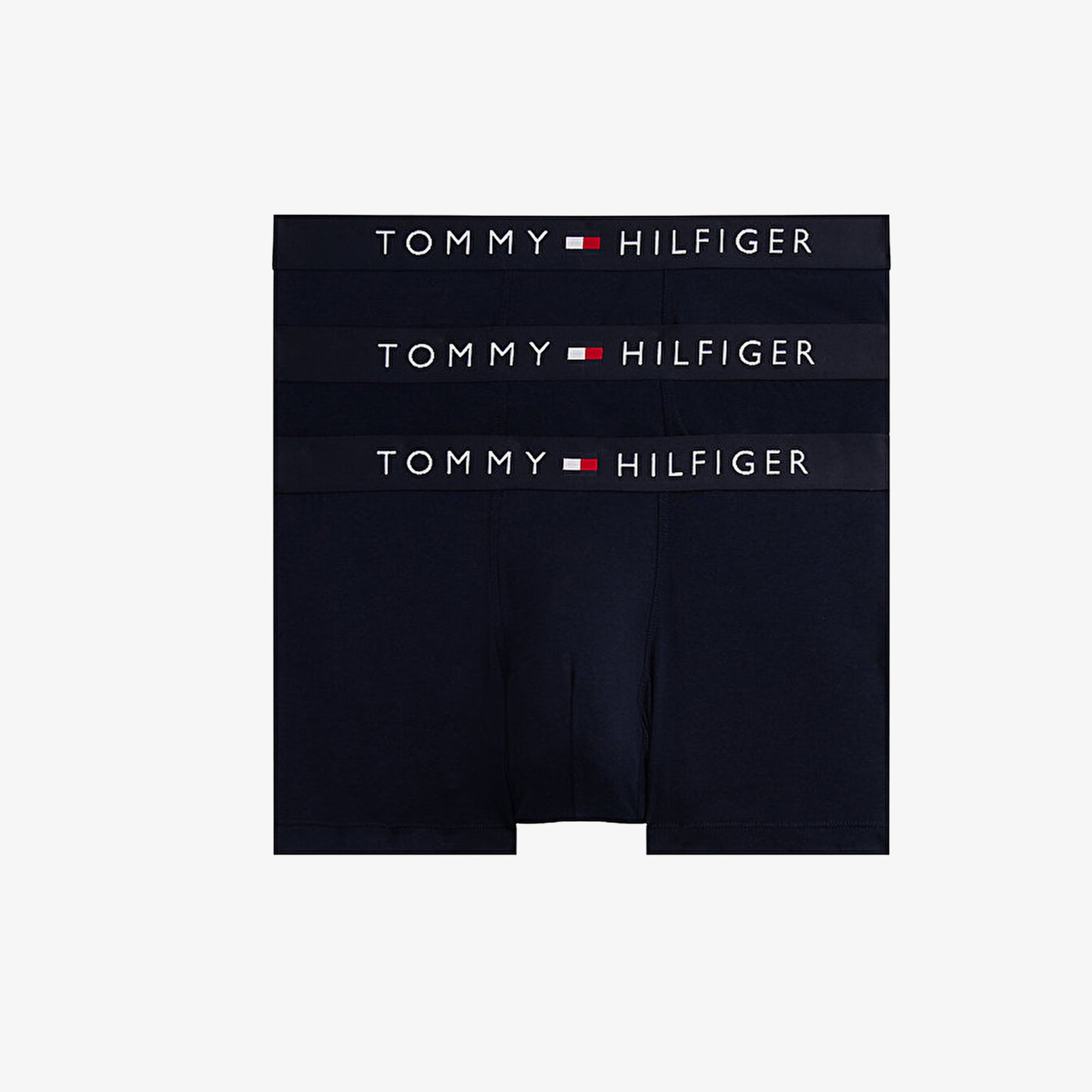  Tommy Hilfiger Original 3'Lü Brief Erkek Siyah Boxer