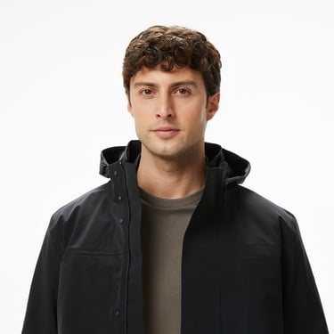  Calvin Klein Tech Hooded City Erkek Siyah Mont