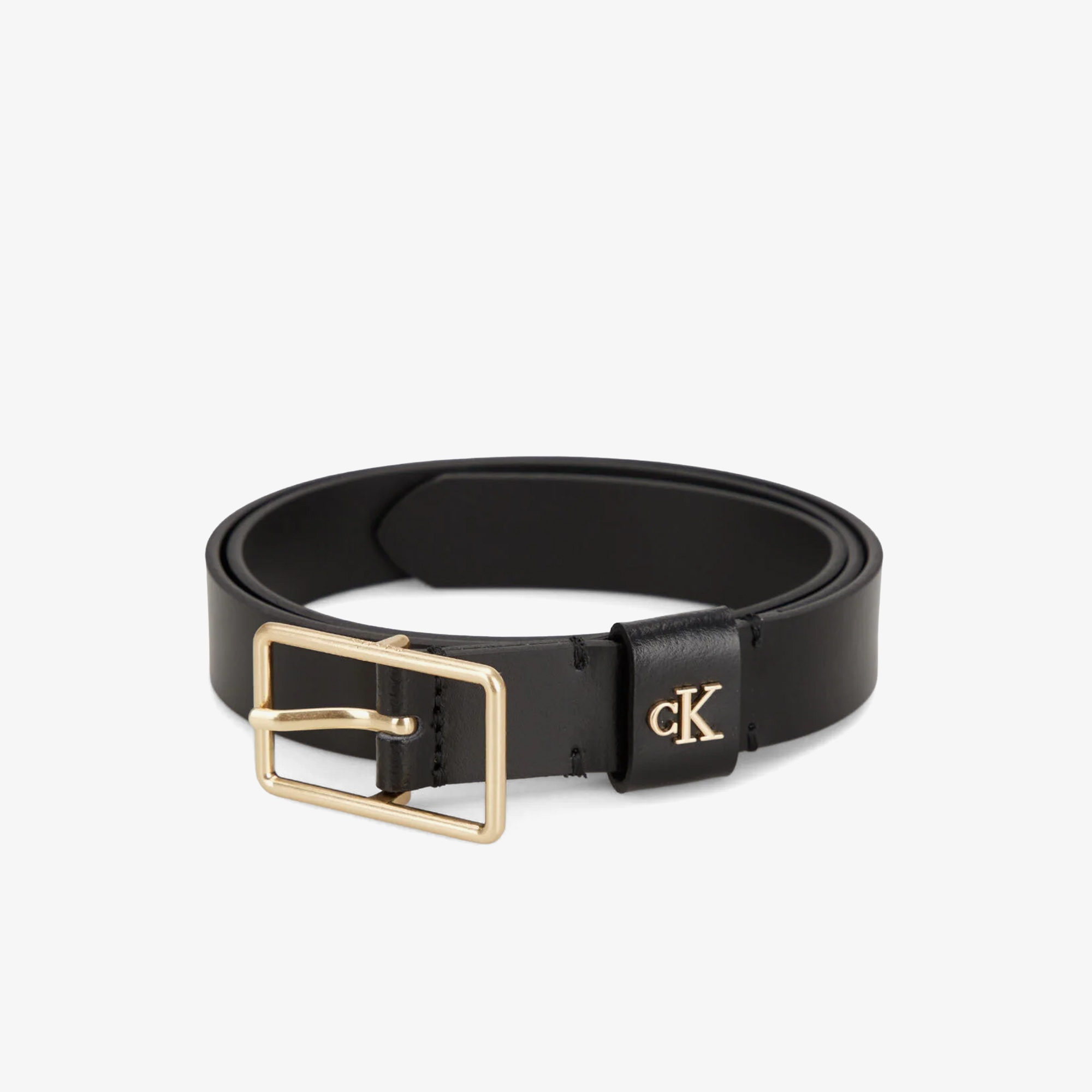 Calvin Klein Square Buckle Loop Kadın Siyah Kemer