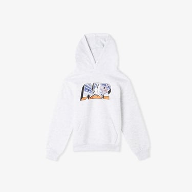  Jordan Air Postcard Çocuk Gri Kapüşonlu Sweatshirt