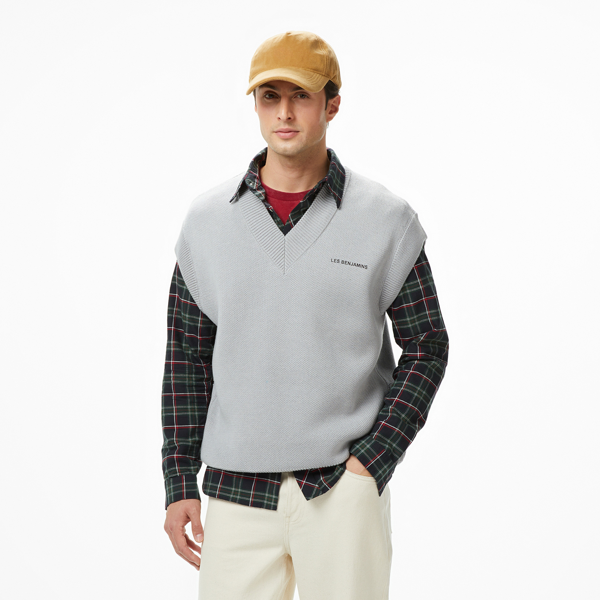  Les Benjamins 308 Erkek Gri Yelek