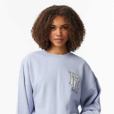  P.E Nation Summit Kadın Mavi Sweatshirt