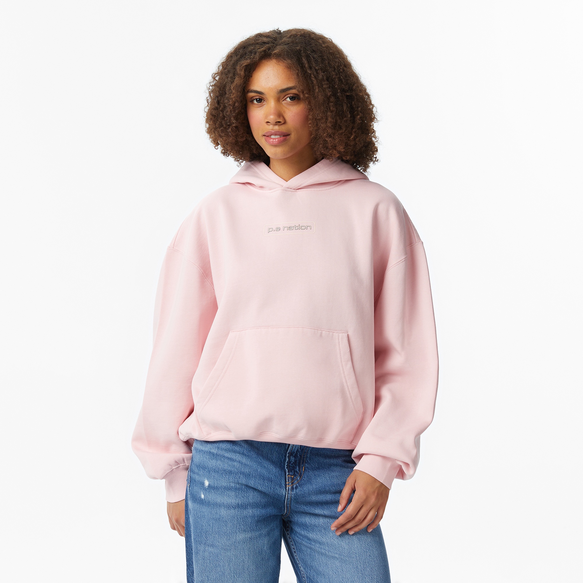 P.E Nation Peak Kadın Pembe Hoodie