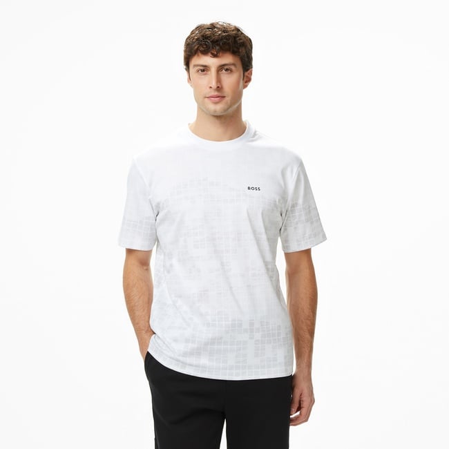  Boss Clash Erkek Beyaz T-Shirt