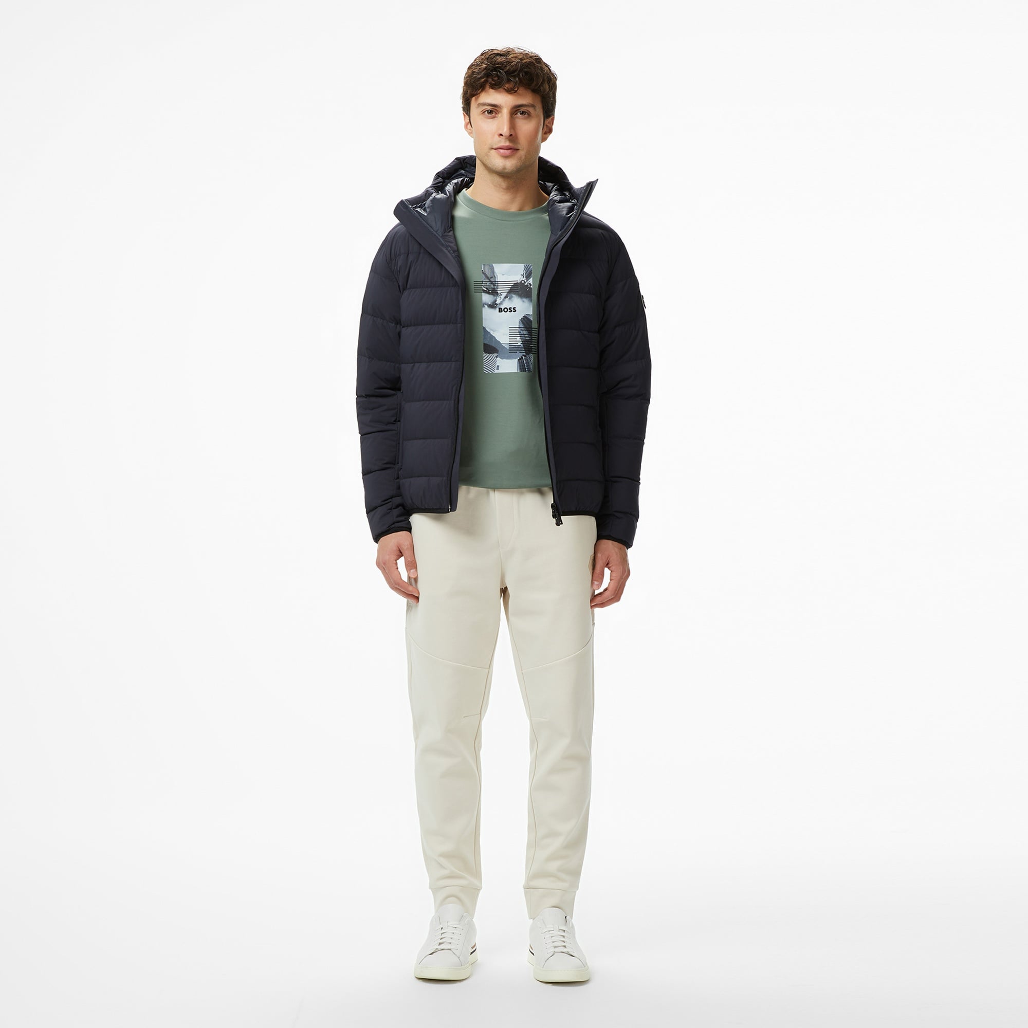 Boss Riplite Erkek Lacivert Mont