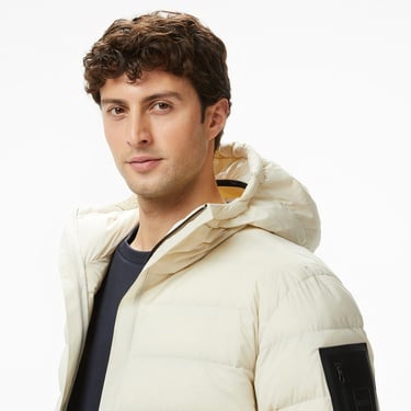  Boss Riplite Erkek Beyaz Mont