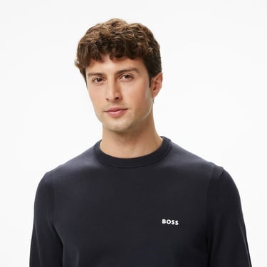  Boss Ever-X Erkek Lacivert Triko